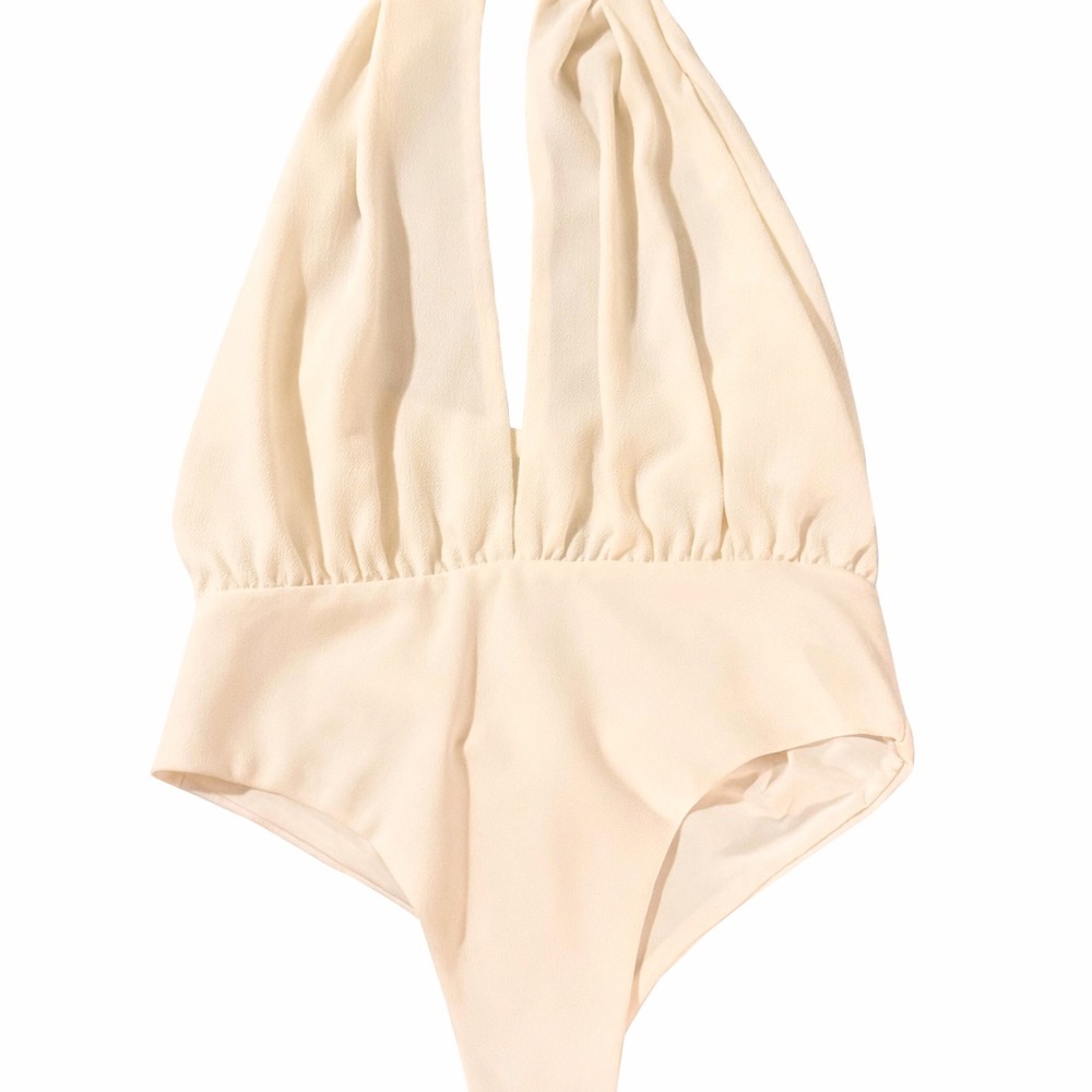 MISHA COLLECTION Cream Bodysuit